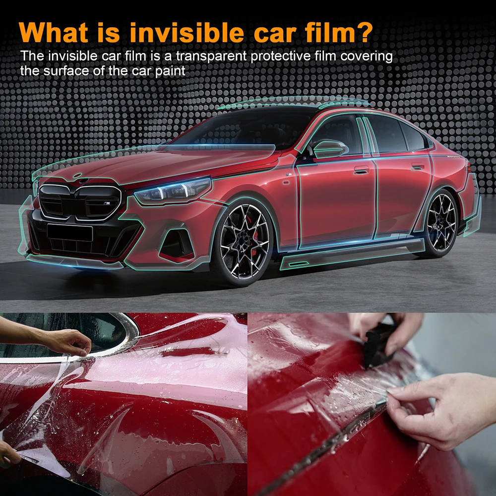 for BMW G60 5 Series M Sport 2024 Car Body Sticker Precut Paint Protection Film Anti-Scratch TPU Clear Bra PPF 8.5mil