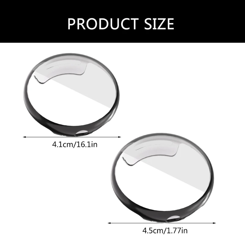 Comprehensive Protective Case Skin For Watch 3 41mm/45mm, TPU Full Coverage Shell Against Scratches Enhancing Durability