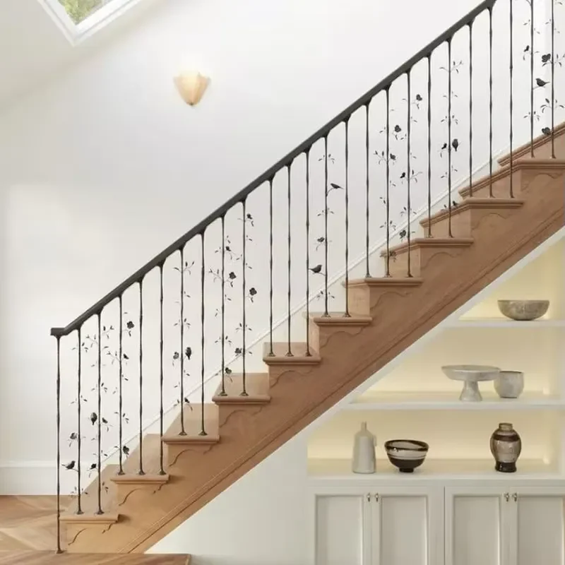 Wrought Iron Stairs Factory Direct Price High Quality Steel Steps With Free Design Service and Samples