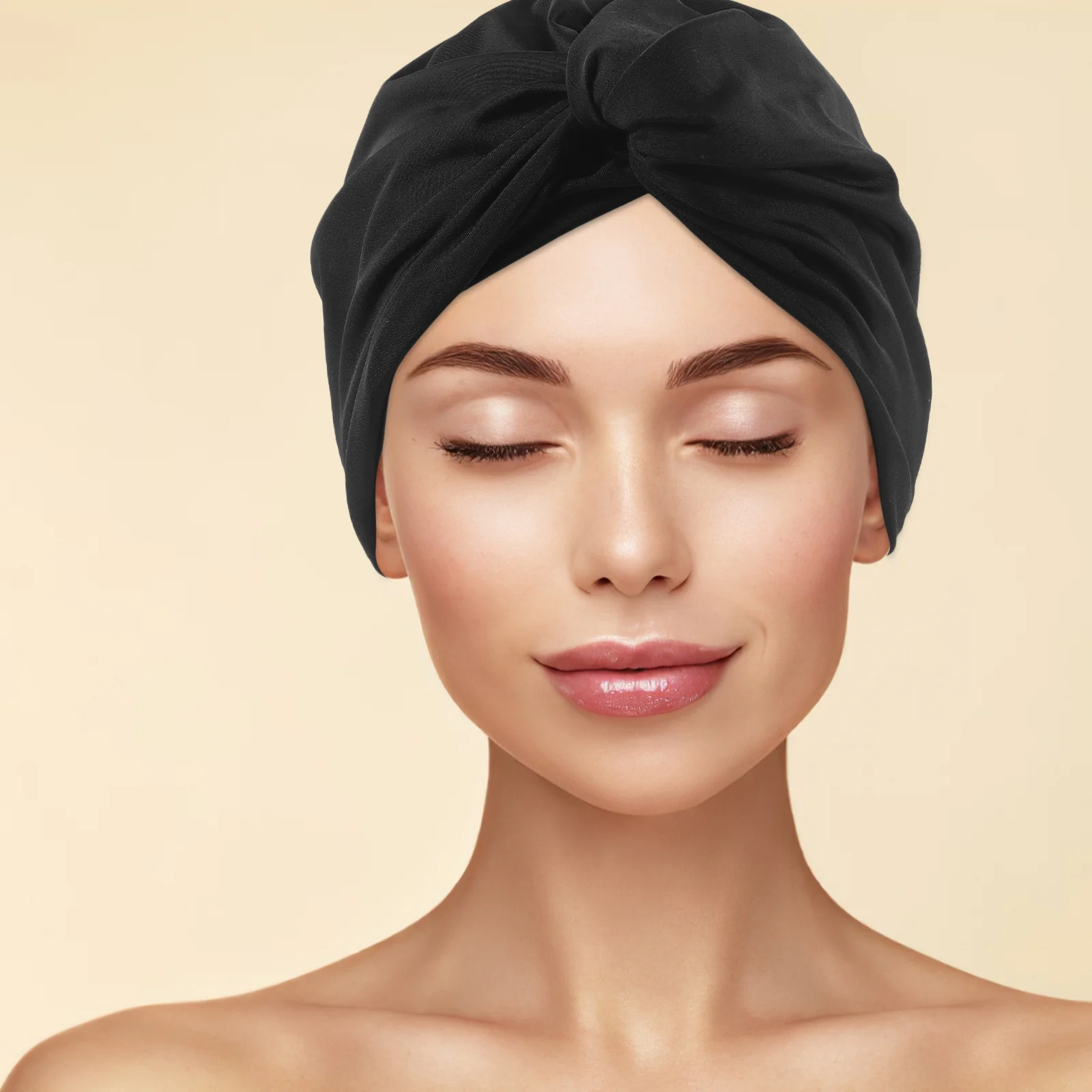 

Swim Cap Women Adult Comfortable Durable Elastic Chinlon Swimming Hat Lightweight Swim Turban Large Size Swimming Cap for Women