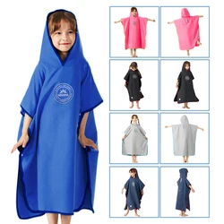 Hooded Bath Towel for Kids Quick Dry Bath Poncho Towel Changing Towel for Beach Swimming Pool