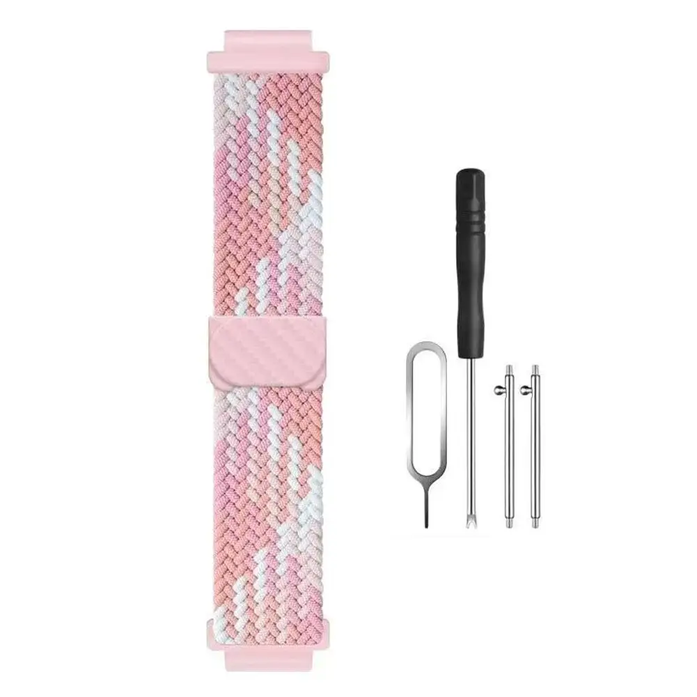 Universelles magnetisches Smartwatch-Nylonarmband mit Schnalle für Kinder 15/16/17mm Atmungsaktives, verstellbares, elastisches Ersatzarmband – Detail 38