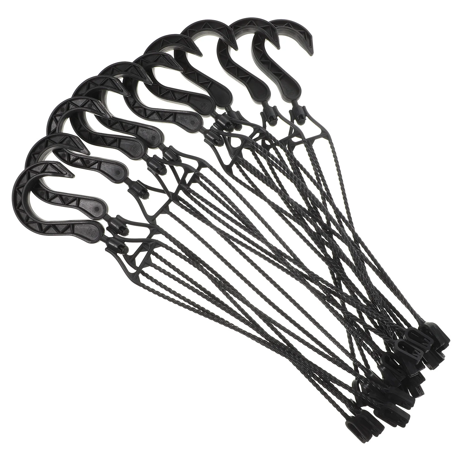 10 قطعة خطافات نباتية بلاستيكية معلقة على شكل زهور شماعات لحديقة المنزل والمكتب أواني متينة خطاطيف تعليق ملحقات البستنة