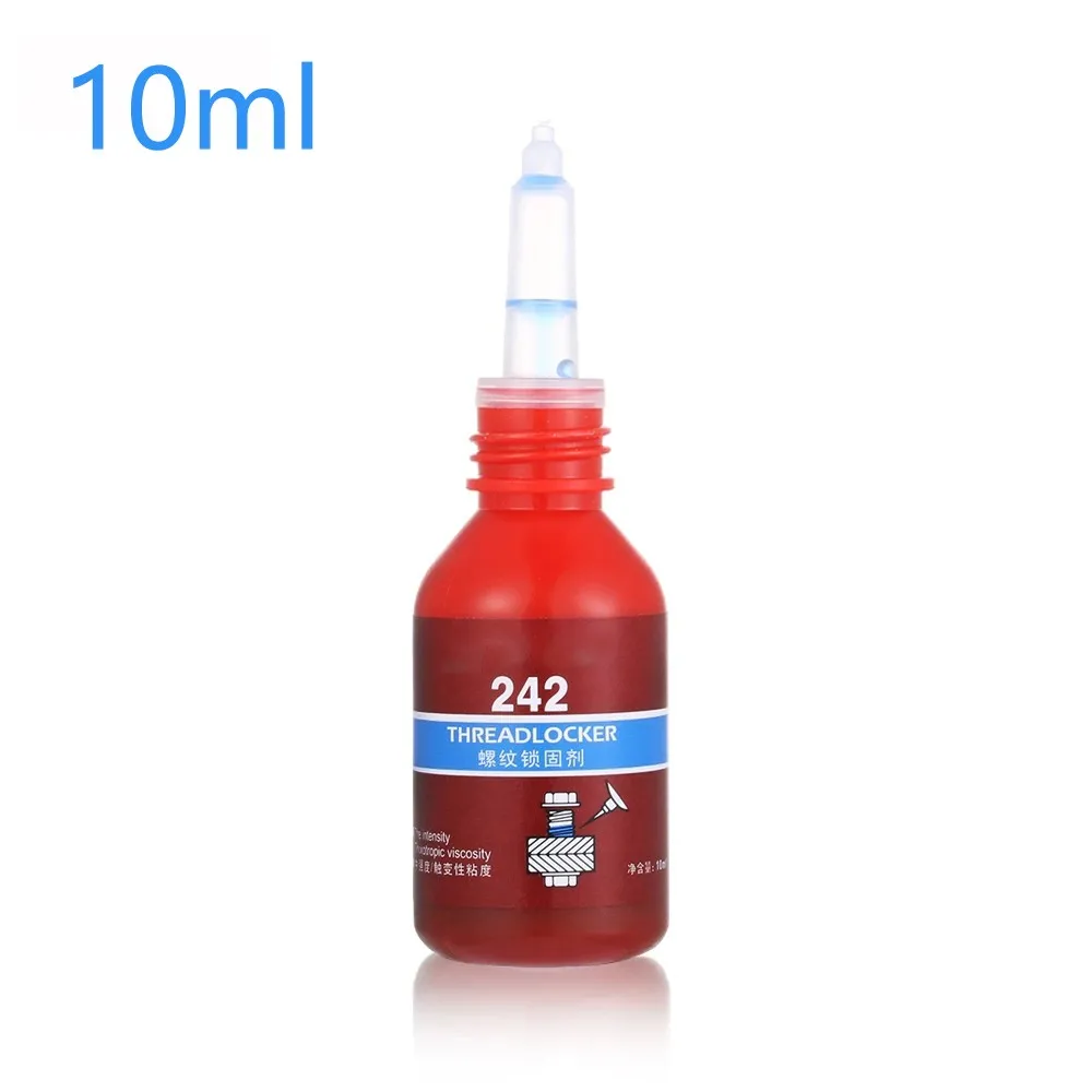 10ml Threadlocker 222/242/243/262/263/271/277/290 Fluorescence Anaerobic Curing Adhesive For Watch Screw Motorcycle Brake Engine