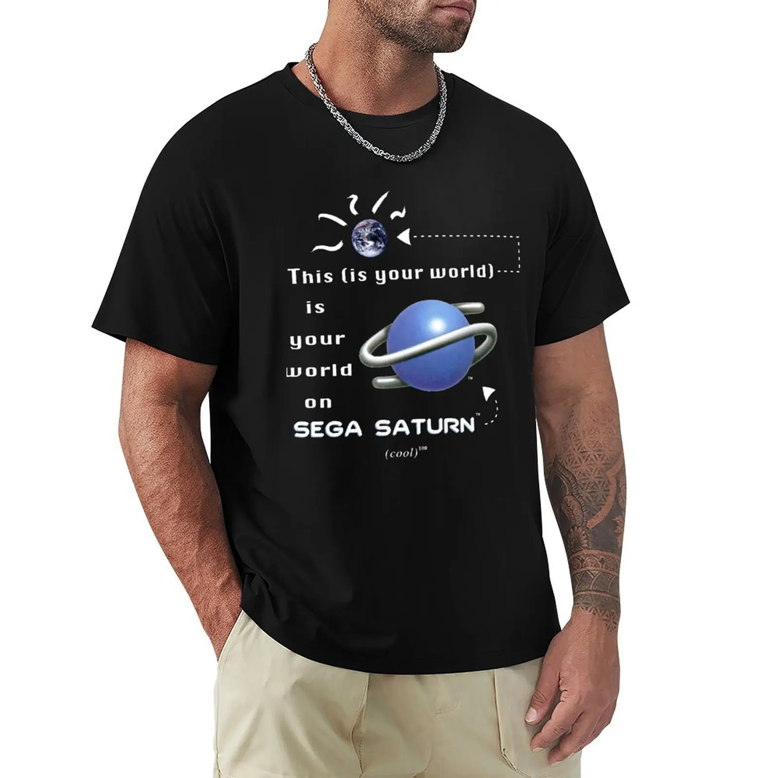 

Sega Saturn World Promo Vintage 90's T-Shirt clothes funny gifts outfits for men