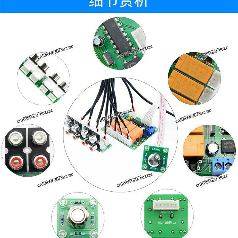 Audio Input Switching Board Four-way Audio Source Switching Board Audio Signal Input Cut T Change