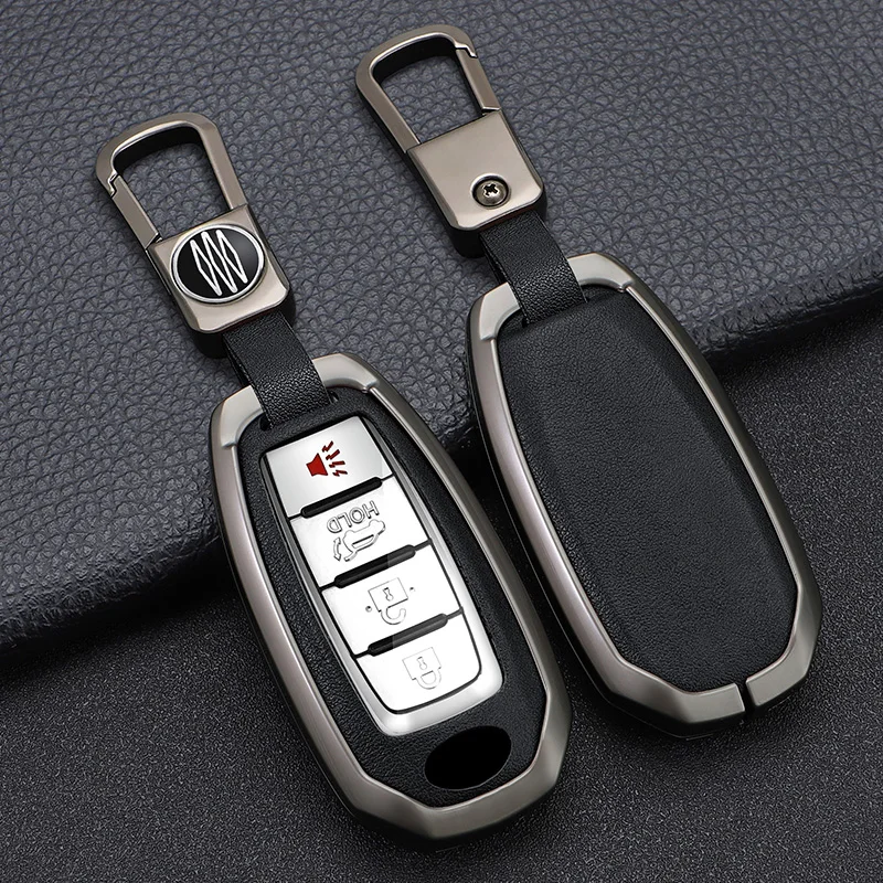 

Car Remote Key Case Cover for Infiniti QX50 EX25 QX50 QX60 EX35 FX35 FX45 FX50 EX37 EX25 Q60 Shell Fob Keychain Auto Accessories