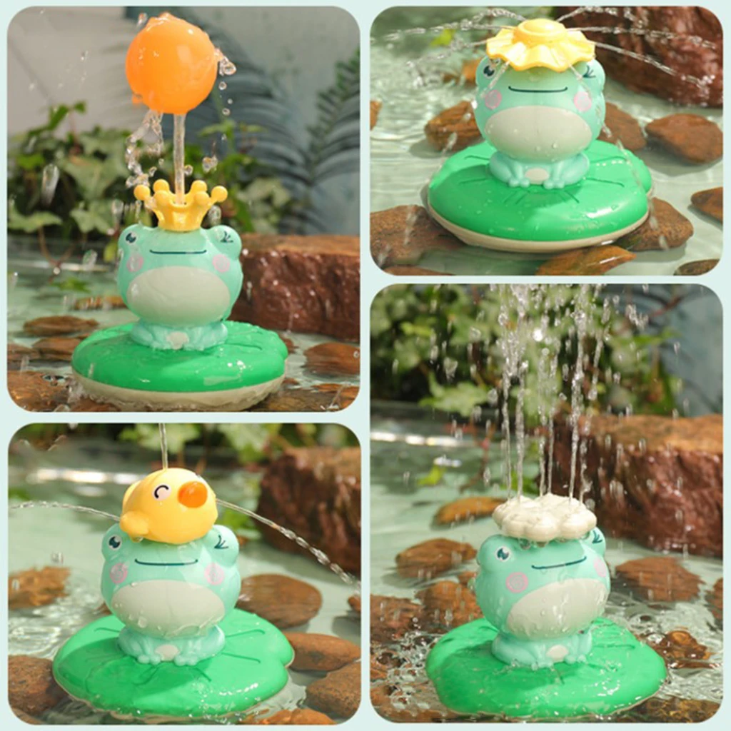 Bath Toys Shower Spray Water Frog Bathtub Water For Kid 1Set Baby