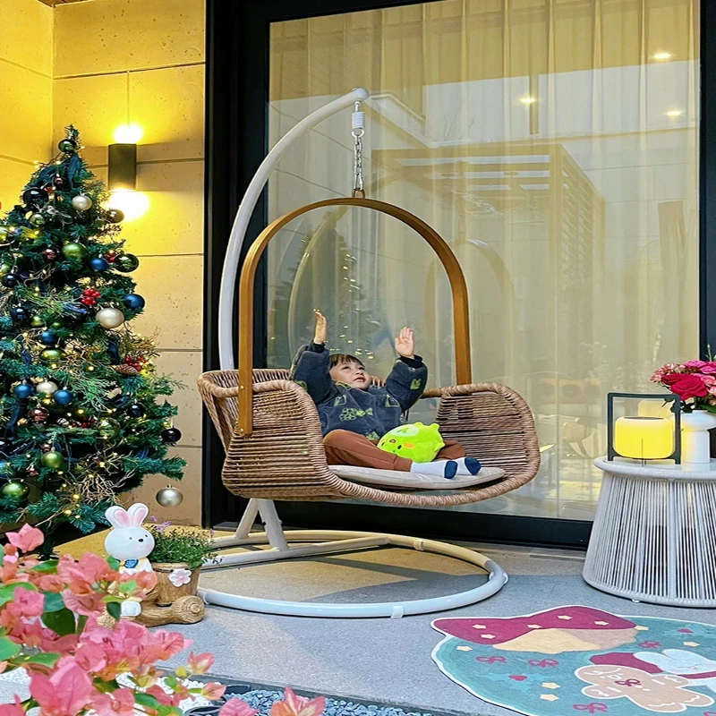 Balcony hanging basket household single leisure cradle chair Internet celebrity indoor swing rocking chair girl