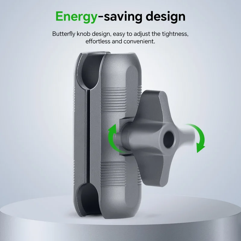 FANAUE سبائك الألومنيوم دراجة نارية الرياضة حامل كاميرات مراقبة عالي الجودة 360 ° قضيب توصيل رأس كروي دوار 6 سم يدعم رأس كروي 20 مم #3