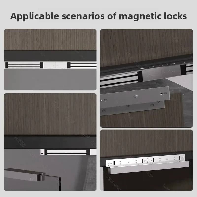 KOB Access Control 280kg Magnetic Electromagnetic Lock Delayed Feedback Electric Lock Waterproof Electric Control Lock