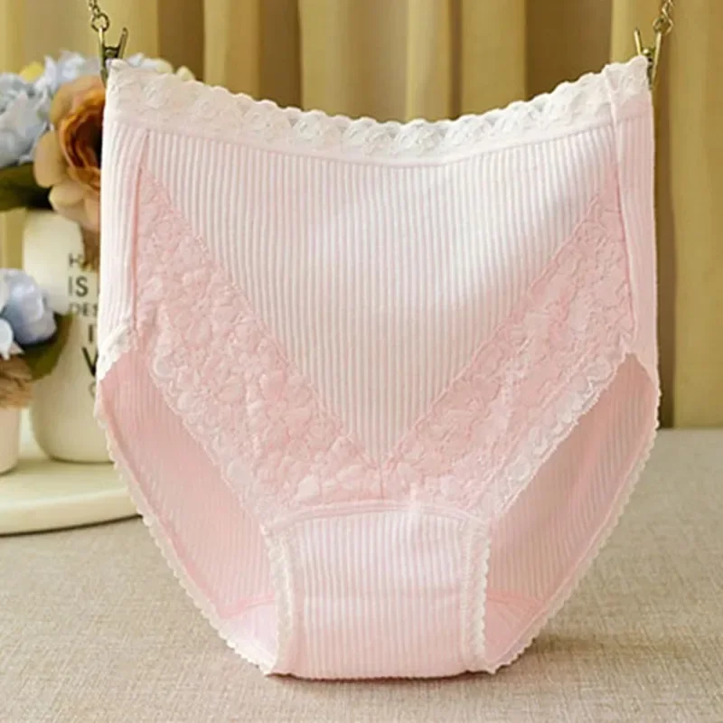 xgnvpy Xinjiang long staple cotton ladies high waist cotton underwear all cotton anti-bacterial no trace belly