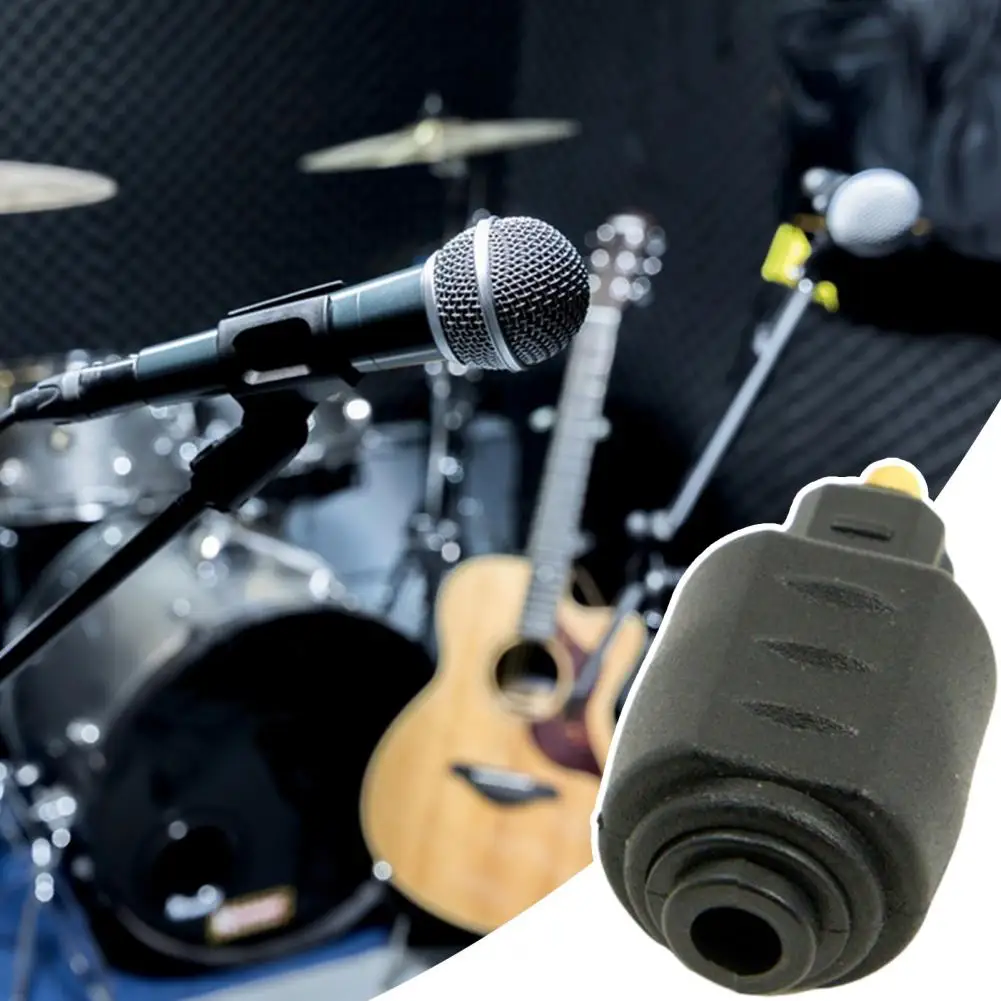 Toslink к Мини оптическому адаптеру Toslink к мини M 3,5 мм Портативный цифровой адаптер четкости звука с круглой головкой К квадратной головке