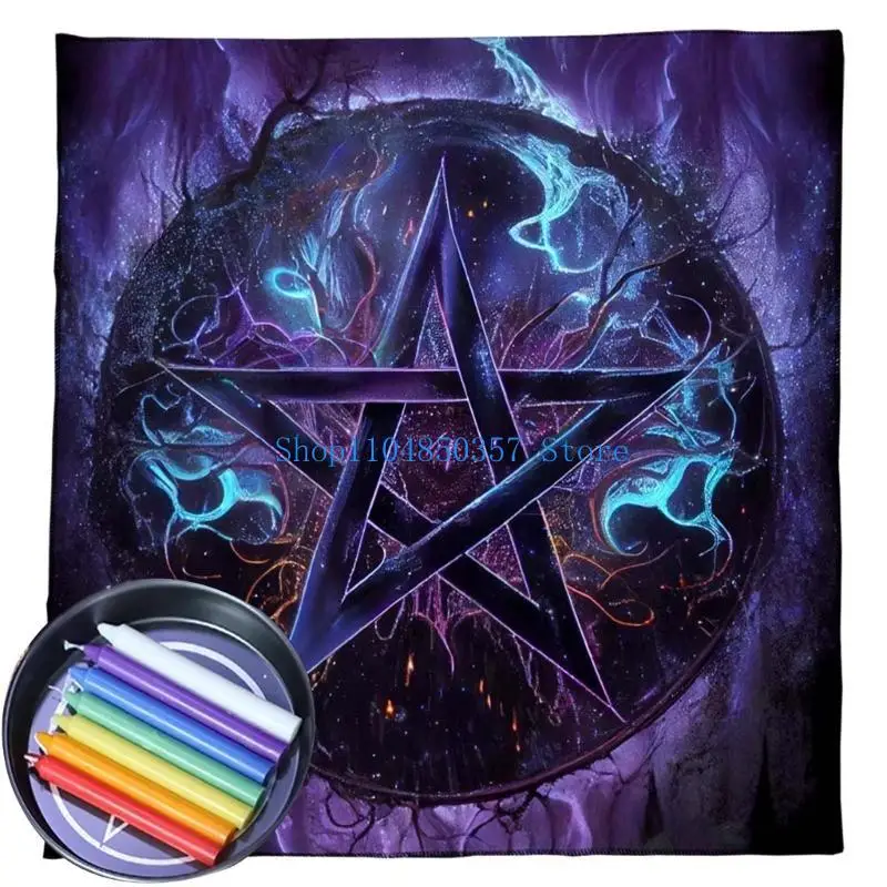 

5asd скатерть с загадочным узором, скатерть Таро, подходит для настольной игры