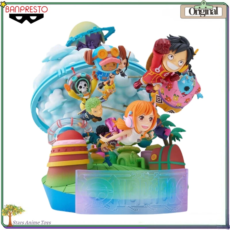 

Оригинальные фигурки BANDAI BANPRESTO ONE PIECE WCF Egghead Island Ver, игрушки, модели