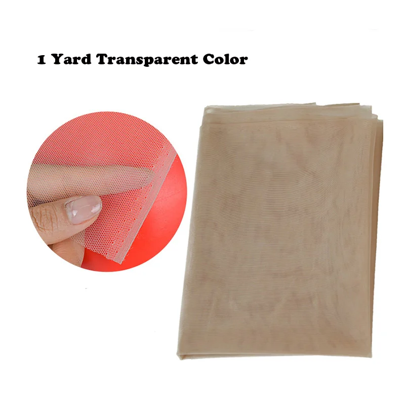 Transparent HD Lace Net for Wig Making, 1 Yard