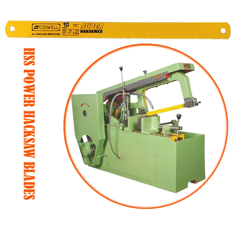 Lame per seghe in acciaio seghetto elettrico 350mm tipo di materiale HSS Full Hard 10tpi per uso a macchina lama per sega a nastro in acciaio ad alta velocità