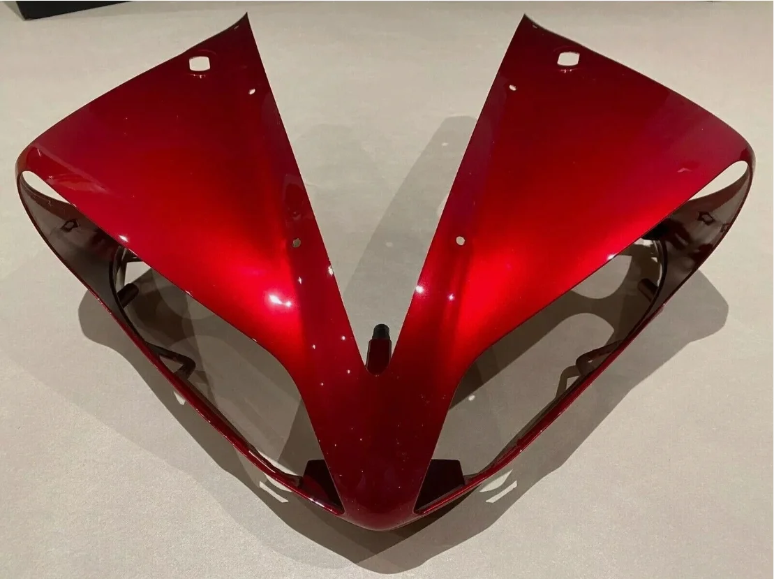 Red Front Upper Fairing Headlight Cowl Nose For Yamaha YZF R1 2004 2005 2006