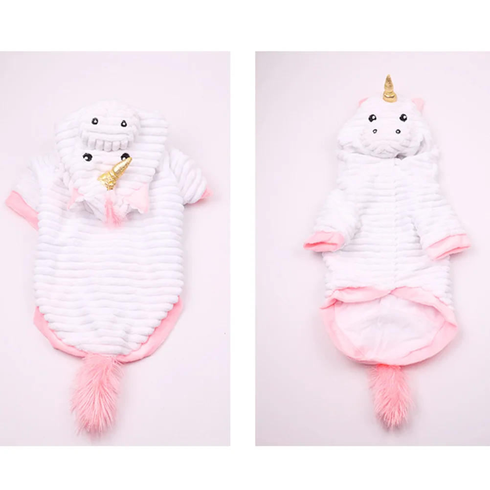 

Halloween Unicorn Design Puppy Dog Clothes Size S Durable Pet Costume for Special Occasions Photo Taking Easy Wear