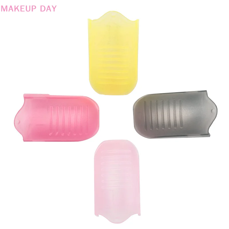 5 Stuks Kleurrijke Acryl Nail Art Weken Off Cap Clips Nagels Schoonmaken Manicure Uv Gel Polish Doorweekt Wrap Tools Voor Vinger