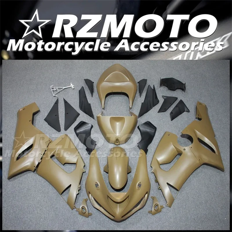 4Gifts Injection Mold New ABS Motorcycle Fairings Kit Fit For KAWASAKI ZX6R 636 2005 2006 05 06 Bodywork Set Custom Matte