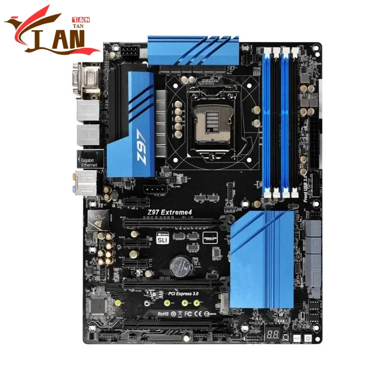 

Для ASROCK Z97 EXTREME4 материнская плата 32 ГБ HDMI PCI-E3.0 LGA 1150 DDR3 ATX Z97 материнская плата 100% протестирована, полностью работает, коричневая