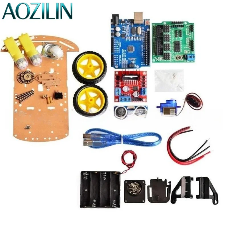 aozilin-2wd-4wd-line-tracking-robot-car-diy-kit-with-uno-development-board-chassis-for-arduino-programming-learning