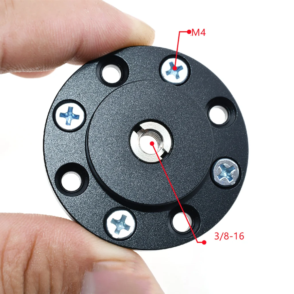 3/8" 1/4" Stativadapterhalter Wandhalter Klemmhalterung zum Anschluss von Kamera und Monitorlichtblitzbefestigung Außenplatte – Detail 13