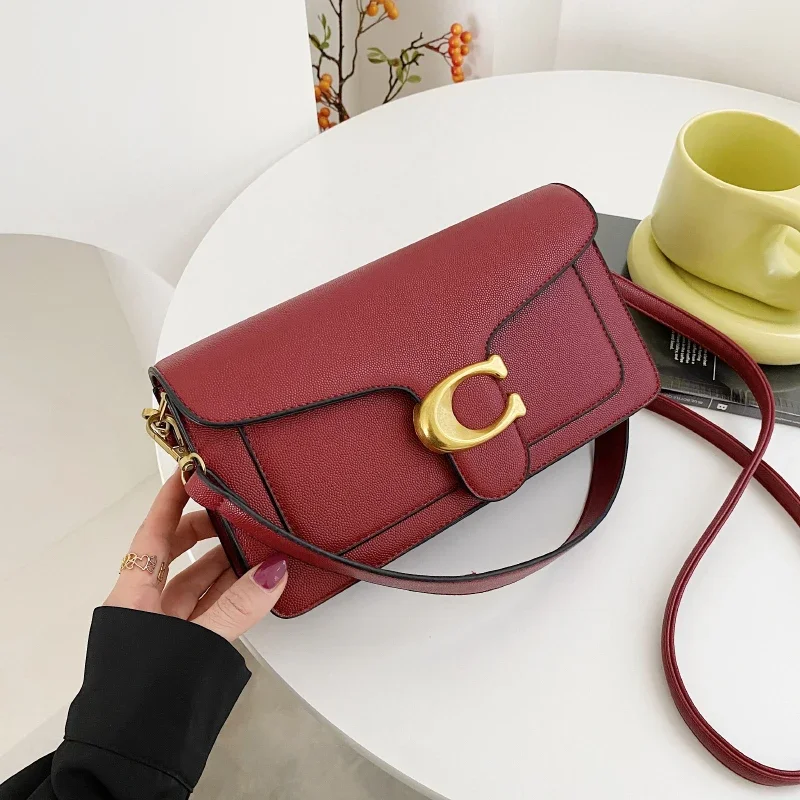 مجموعة خمر حقيبة كتف المرأة الفاخرة حقيبة كروسبودي جلدية الراقية حمل مصمم