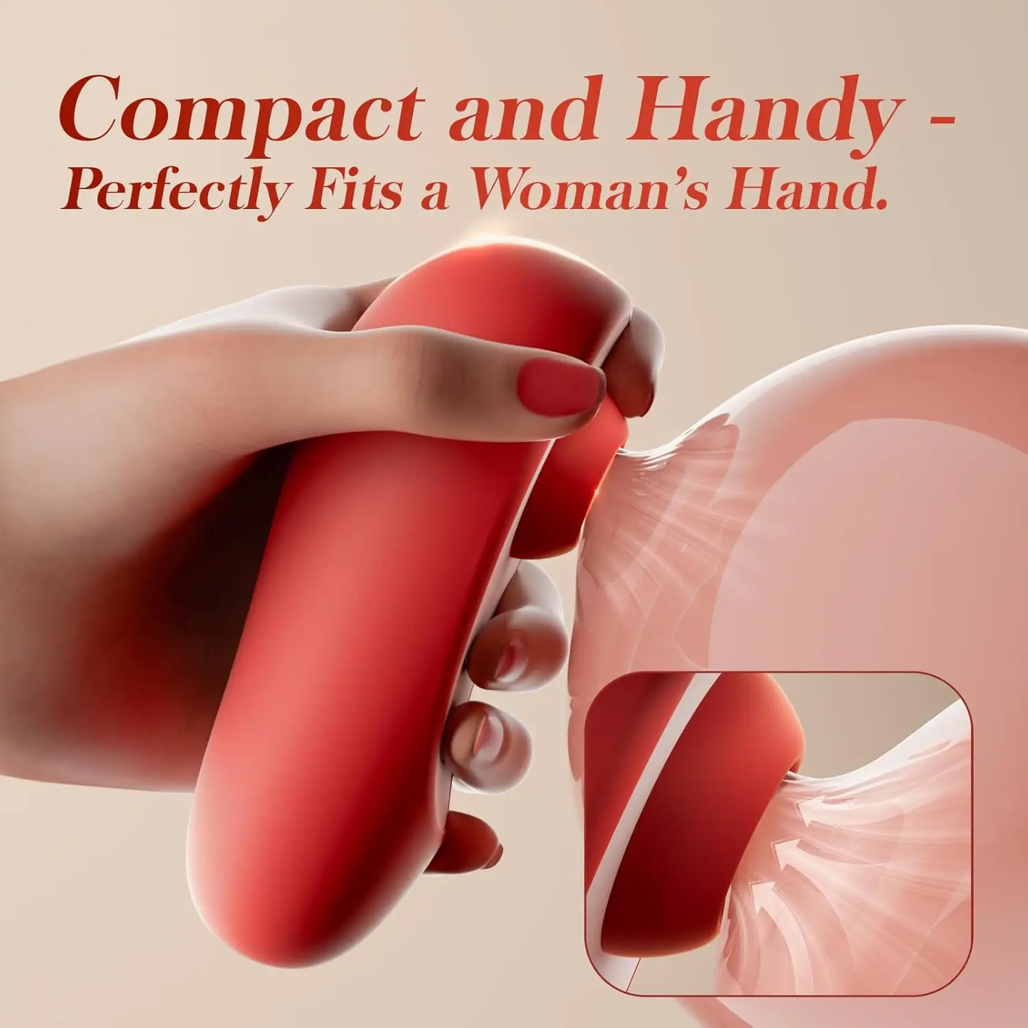 Female suction vibrator toys - clitoral suction vibrator and vibrating rose toys, 7-mode rechargeable mini vibrator, cautious