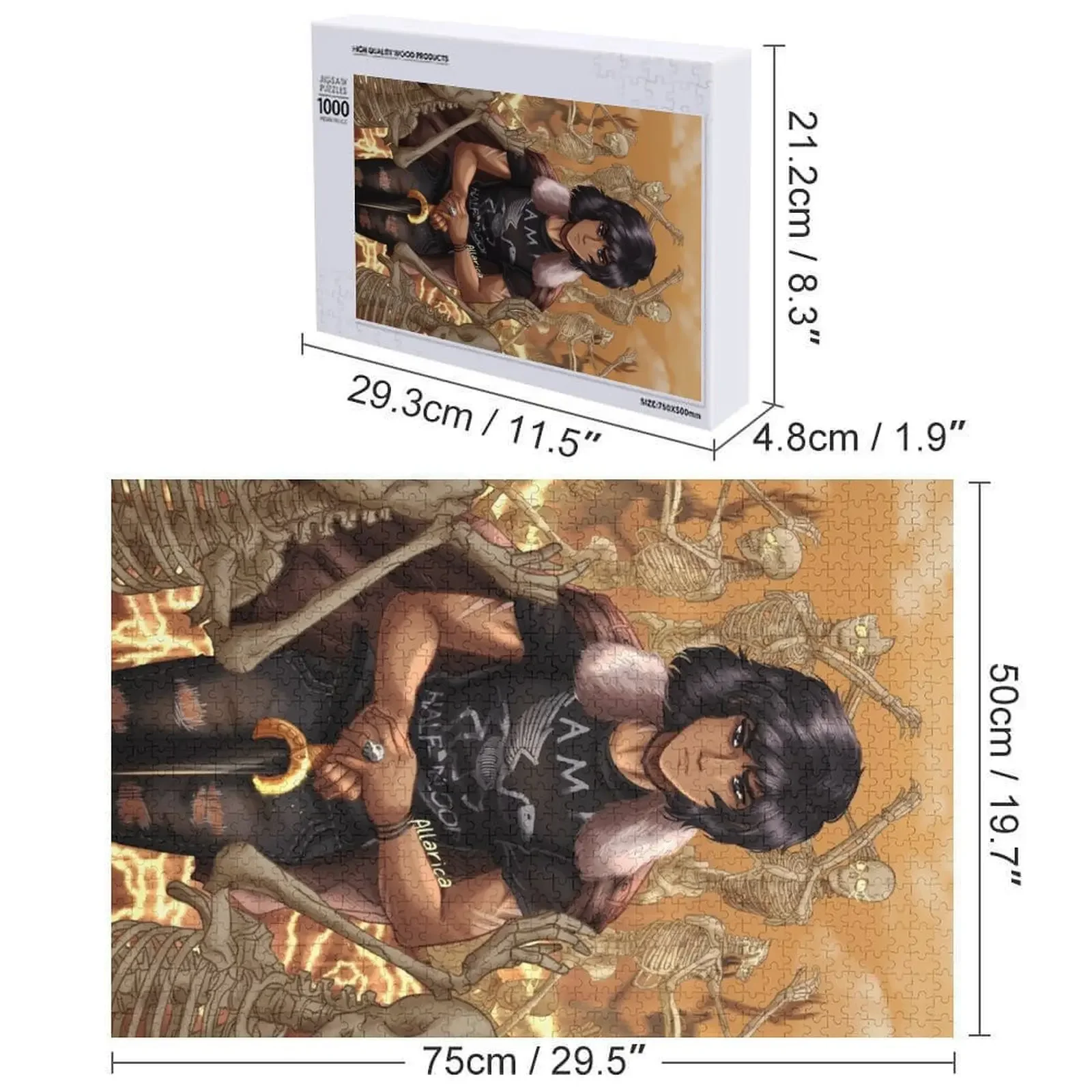 จิ๊กซอว์ไม้รูปนิโค ดิ แองเจิลโกลด์ สำหรับผู้ใหญ่ ของเล่นไม้รูปสัตว์ เกมปริศนาสำหรับเด็ก