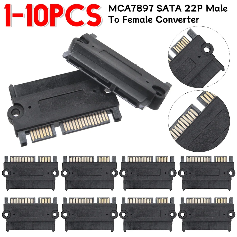 

10/1 шт. MCA7897 SATA 22P конвертер «папа-мама» 22Pin 7 + 15 преобразователь данных питания SATA в SATA в мини-адаптер SATA часть ПК