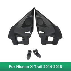 2PCS For Nissan X-Trail 2014-2018 Car Tweeter Refitting Audio Door Angle Gum Speaker Cover Boxes Mounts