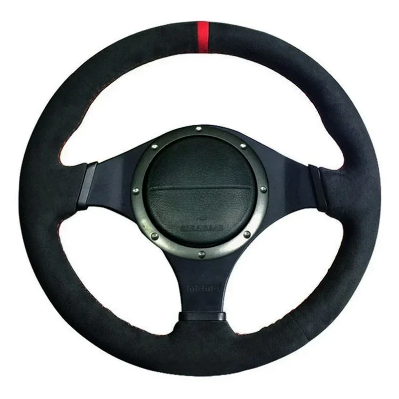 Customize DIY Soft Suede Leather Car Steering Wheel Cover For Mitsubishi Lancer Evolution 8 VIII 2003-2005 Lancer Evolution 9 IX