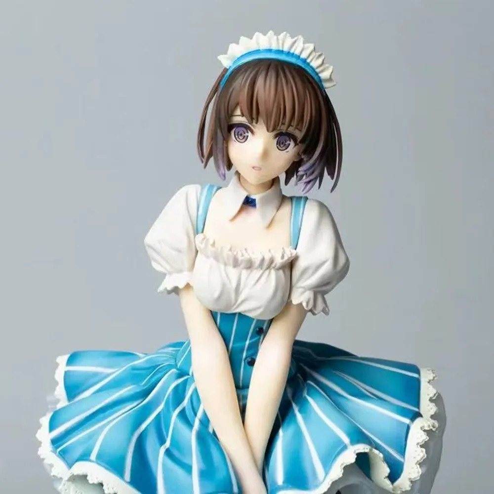 24cm Saenai Heroine no Sodatekata Fine Kato Megumi 1/7 Maid ver Japanese Anime PVC Action Figure Toy Game Collectible Model Doll