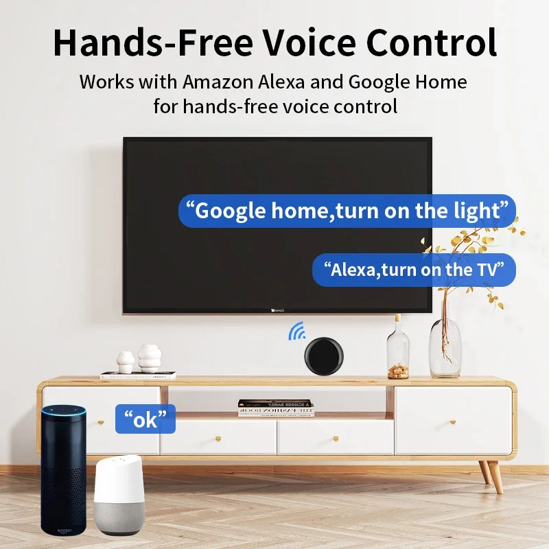 TNCE Tuya WiFi Smart IR Remote Control Smart Universal Infrared For Smart Home Air Conditioner,App Voice With Alexa Google Home