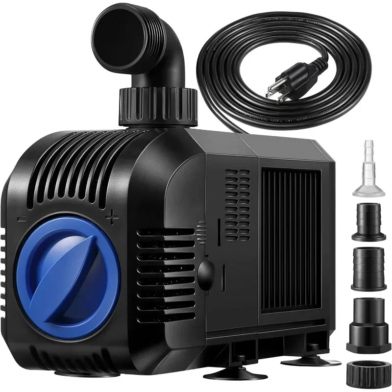 

Submersible Water Pump, 100W Electric Waterfall Water Fountain Pump, Pond Pump Kit for Garden Pool Fish Aquarium Tank