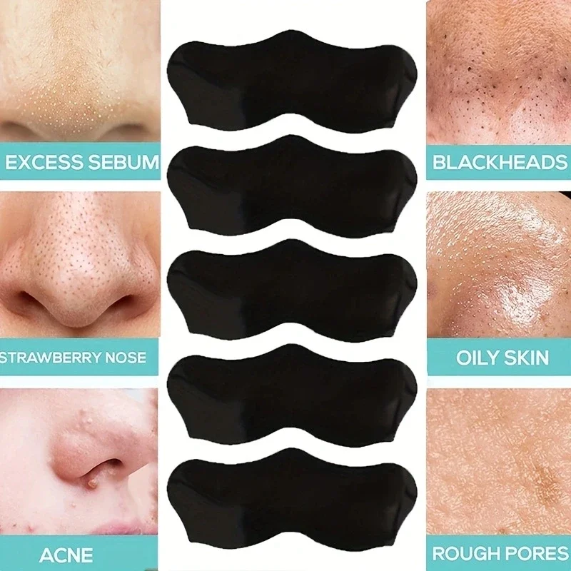 10 قطع من عصا الأنف السوداء لإزالة الرؤوس السوداء وتنظيف المسام وامتصاص الزيت والأوساخ وعصا الأنف #4