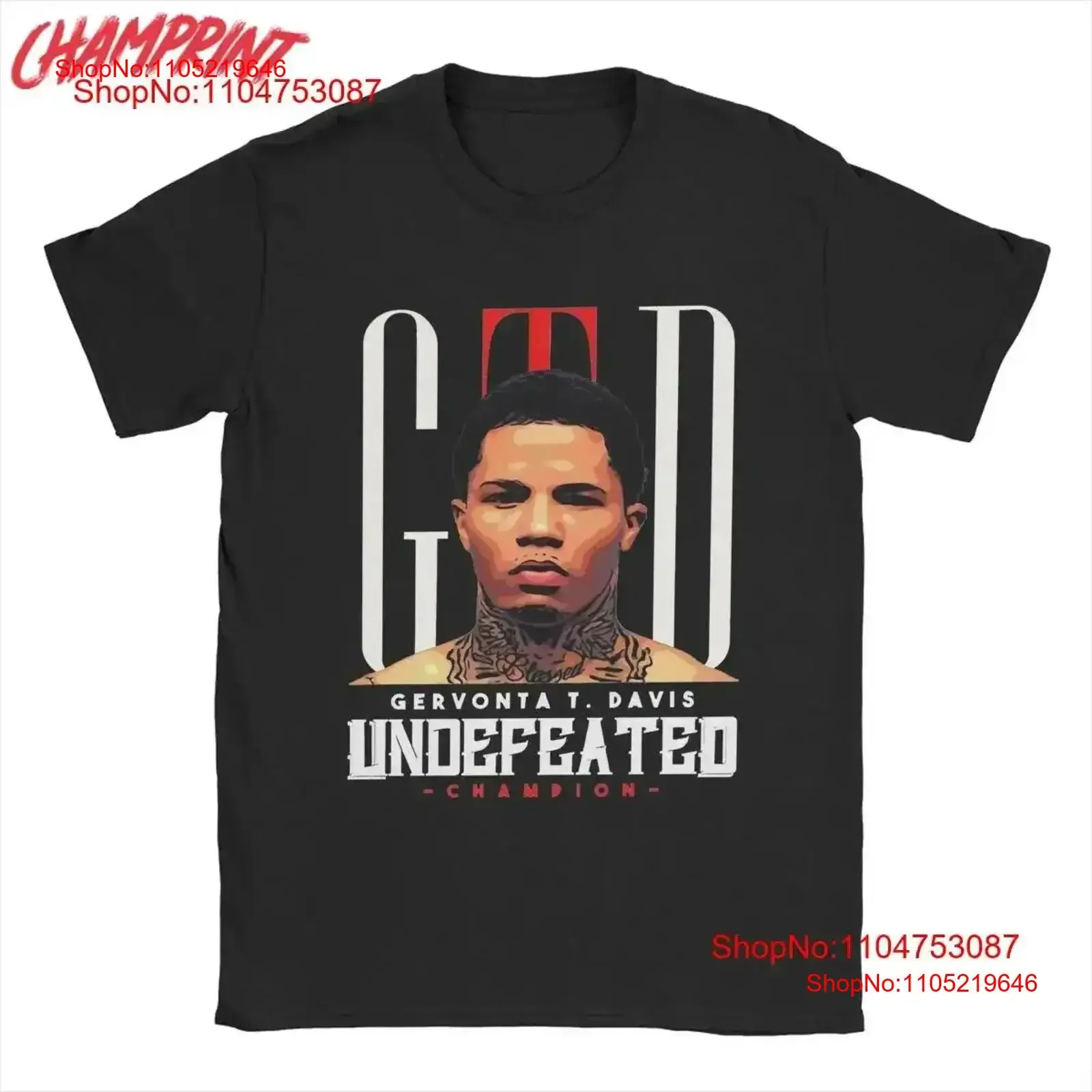 Tank Gervonta Davis T Shirt Men Unique 100 Cotton Round Collar Short vintage Washed streetwear Stylish Stretched Versatile