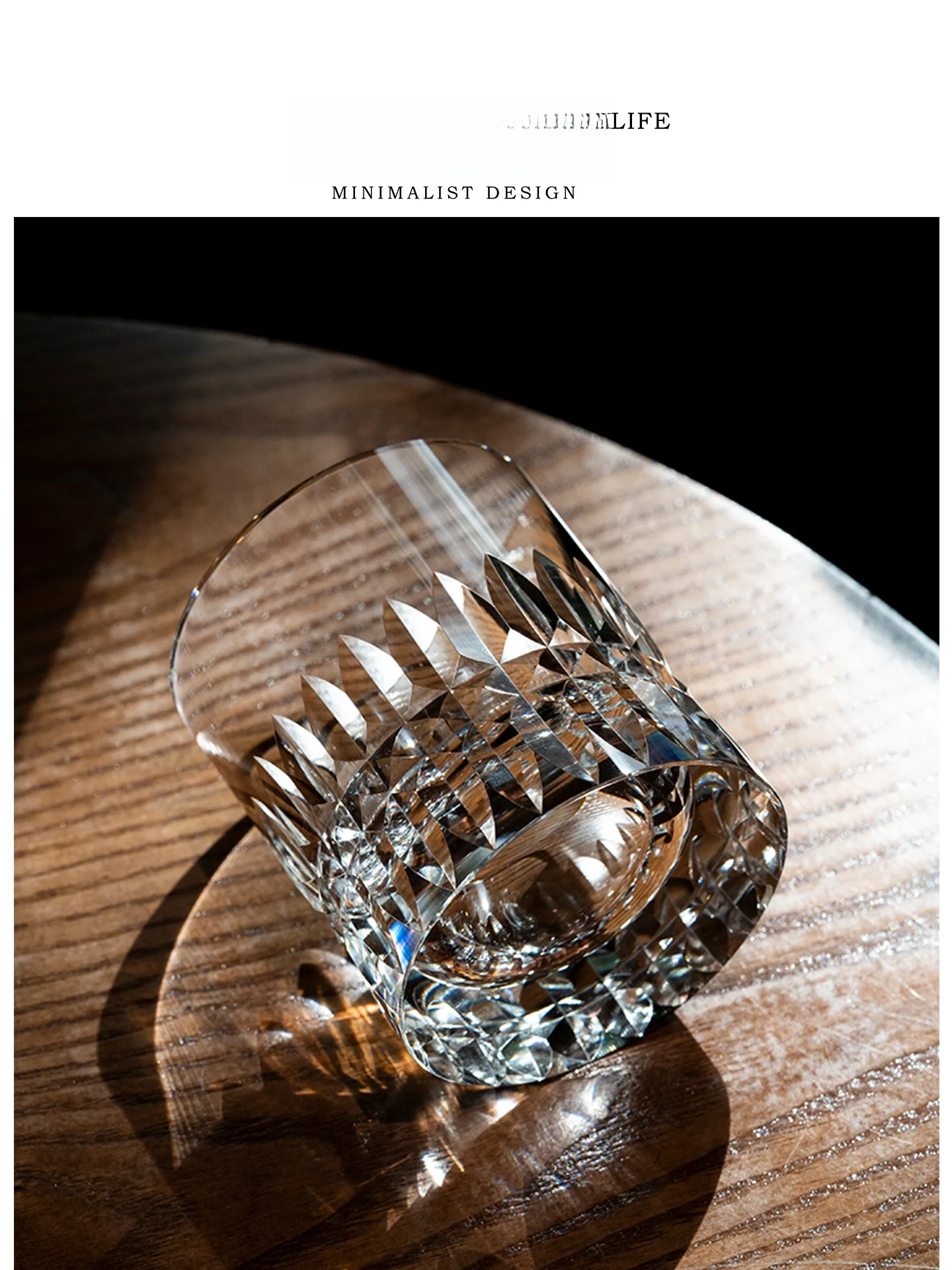 Vaso de whisky de cristal K9 de cebada Tlife hecho a mano, utensilios japoneses para bebidas, vasos grandes para alcohol