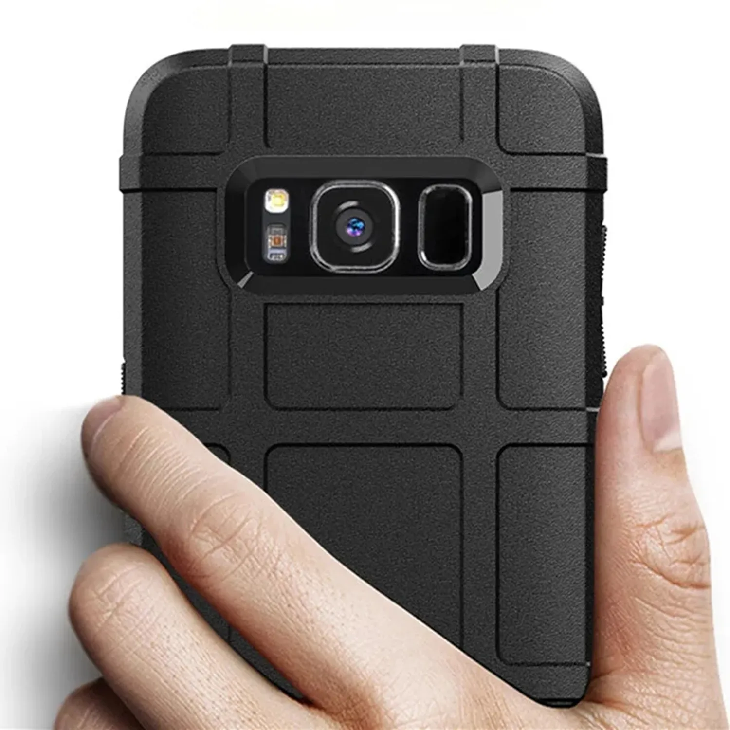 Armor Shield Cases For Samsung Galaxy S8 Lite Anti Knock Silicone Back Cover for samsung s8 Heavy Duty Shockproof Phone Case