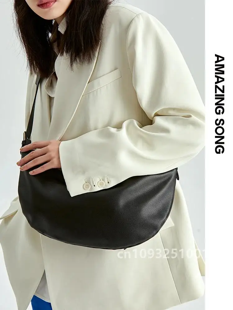 Amazing Song Soft Leather Crossbody Bag Simple Pack Chest Fanny Chic Pack