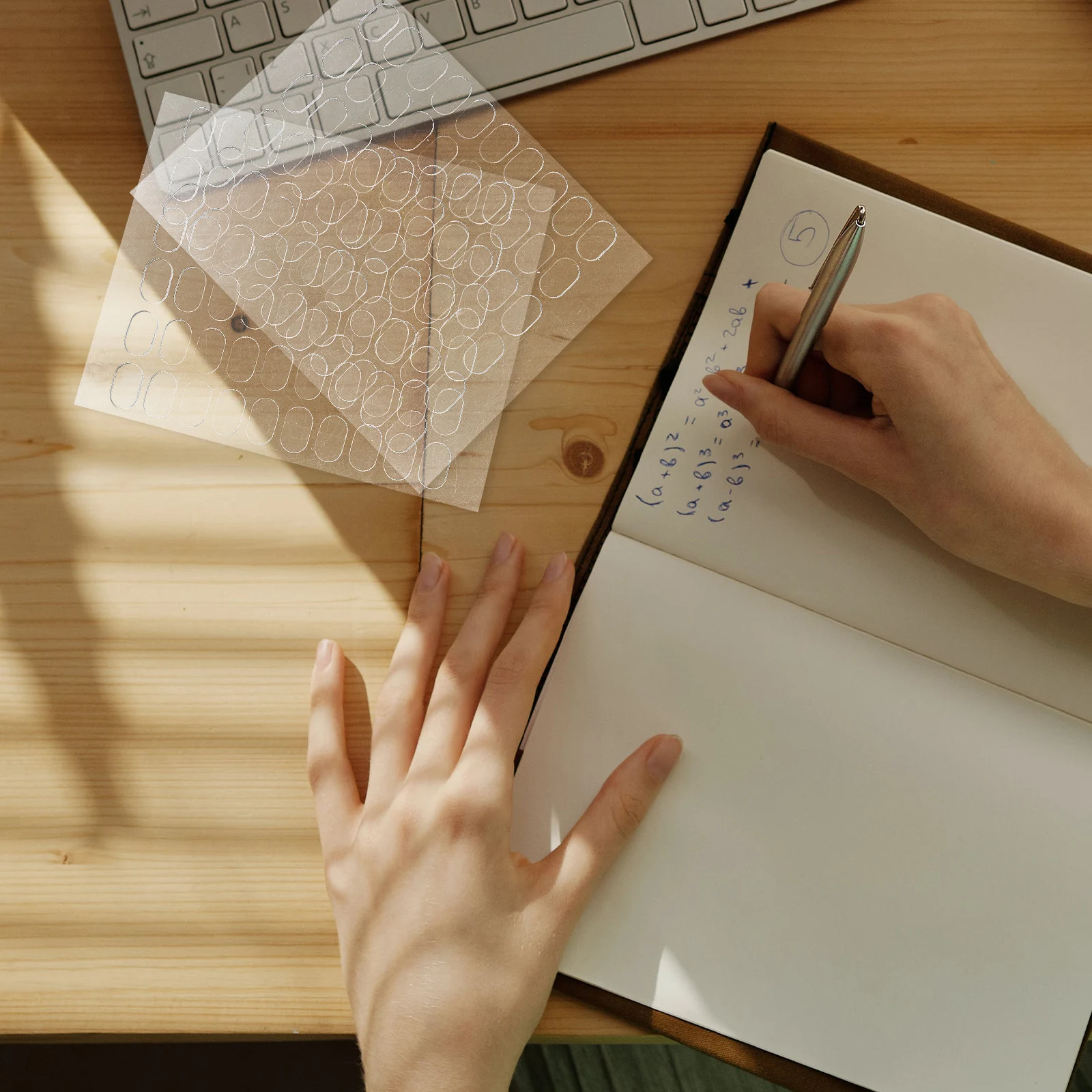 120 pontos de cola dupla face pontos adesivos transparentes para balões removível artesanato fita adesiva sem resíduos círculo claro