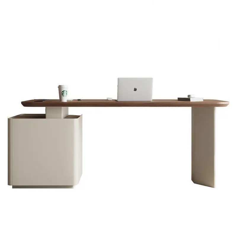 

Aesthetic Modern Wood Office Desks Storage Drawers Designer Writing Home Computer Desks Korean Tavolino Postmodern Furniture