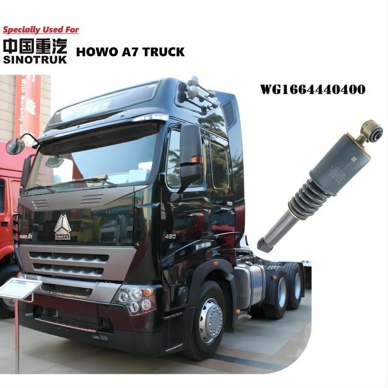 

HOWO A7 Truck Parts Original Quality Cab Rear Suspension Coil Spring Damper Assembly WG1664440400 Shock Absorber Assembly