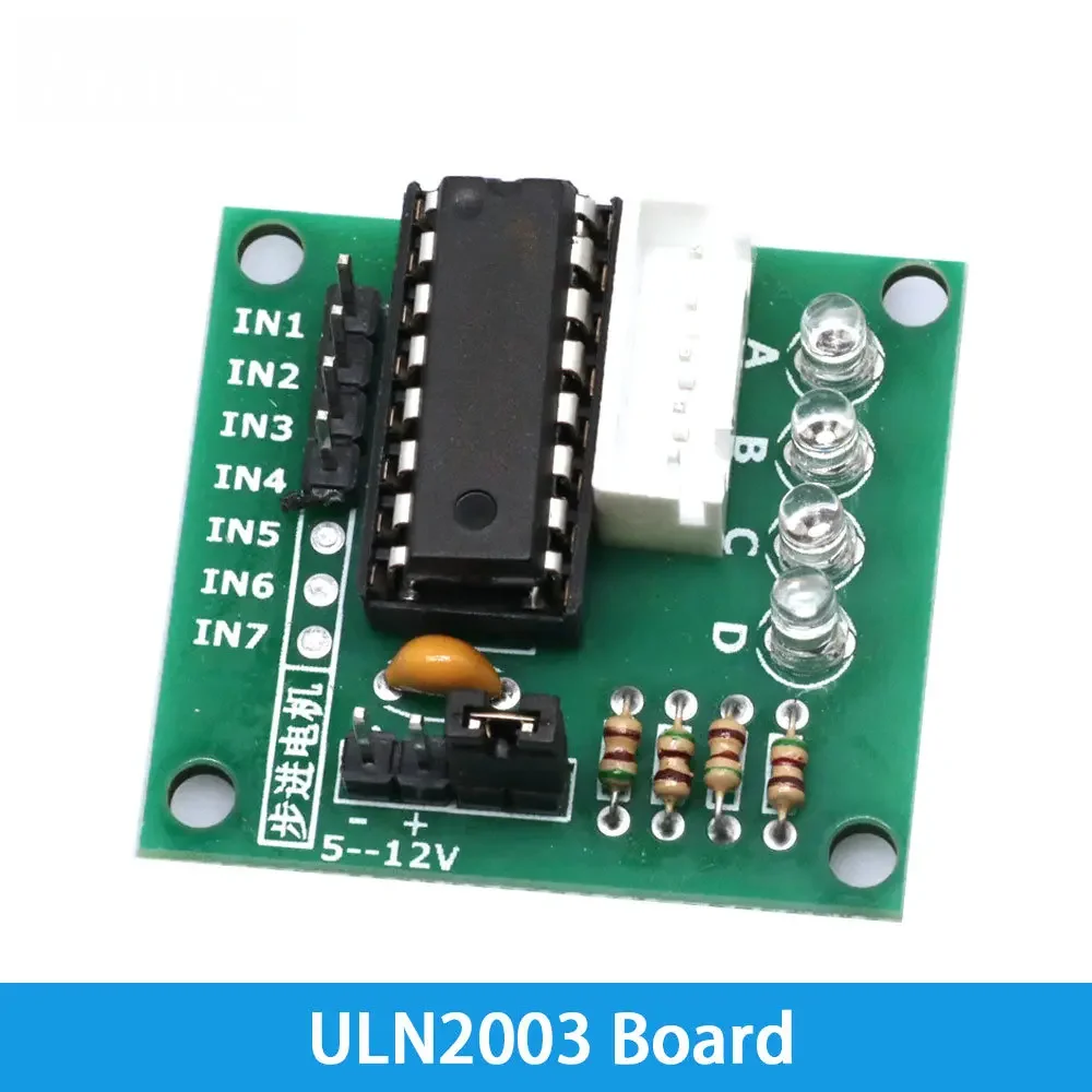 5V 4-Phase 28BYJ-48 DC Gear Step Stepper Motor+ULN2003 Driver Board ULN2003 PIC MCU DIY