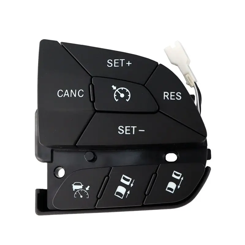 

Efficientt-05081289AA Car Steering Wheel Cruise Control Cruise Switch Button For Jeep Cherokee 2016-2019 Dodge Challenge