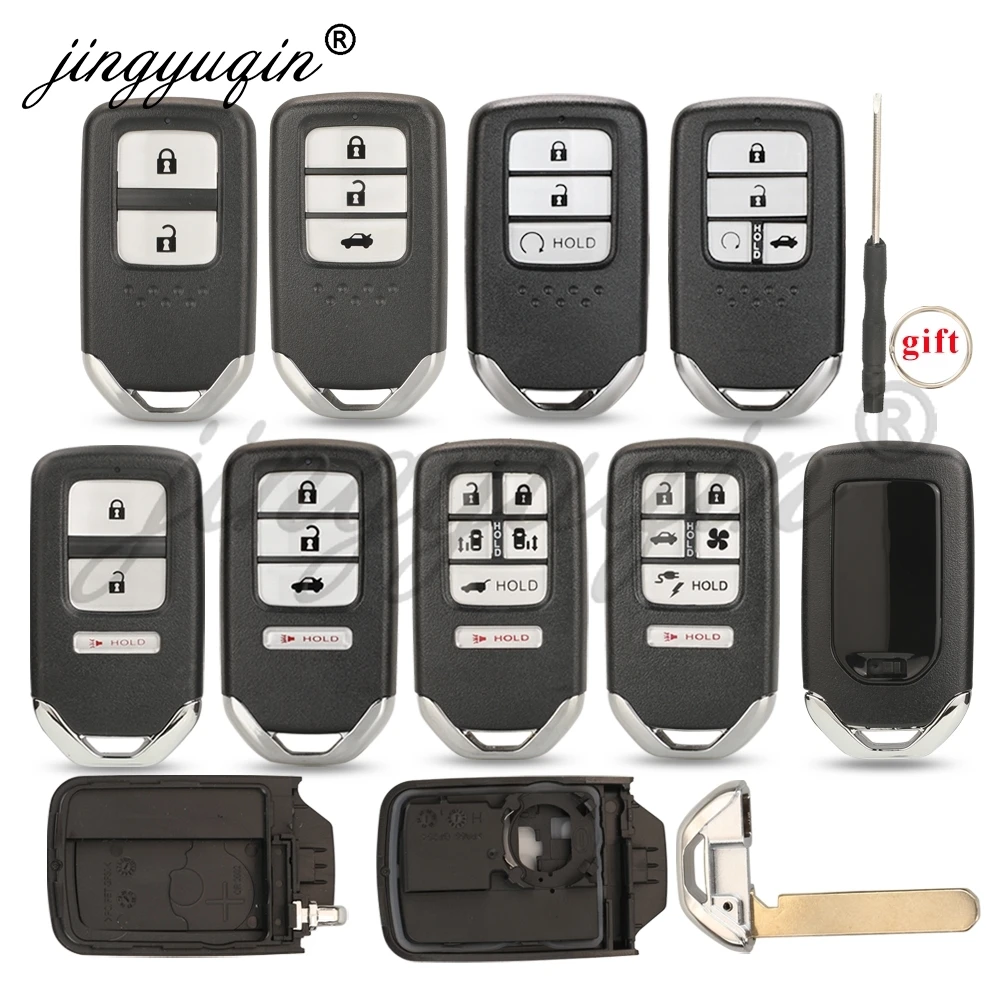 Fernbedienungs-Autoschlüsselgehäuse für Honda Accord Vezel City Fit Civic Jazz BRV HRV CRV CRZ Passport Pilot Ridgeline Odyssey Crider Stepwgn – Detail 3