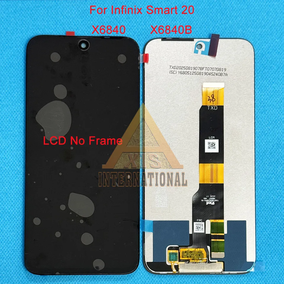 Original For Infinix Smart 20 X6840 X6840B 2026 LCD Display Screen