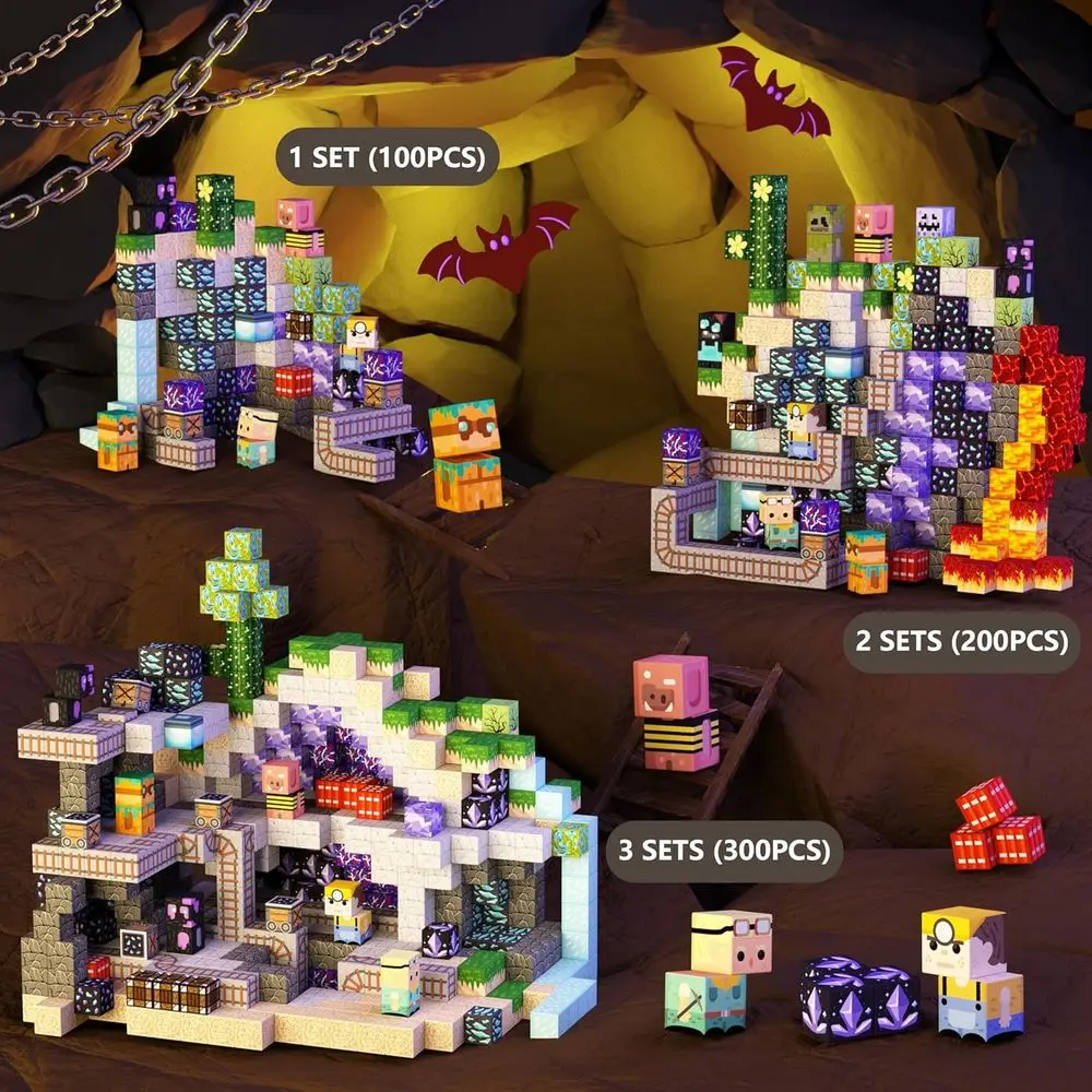 Magnetic Building Blocks - 100PCS Magwonder STEM Toys for Kids: Engaging Gift for Boys & Girls